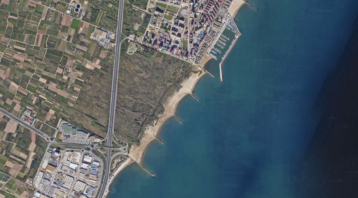 Pobla de Farnals Region Map - Kitesurfing and windsurfing spots overview
