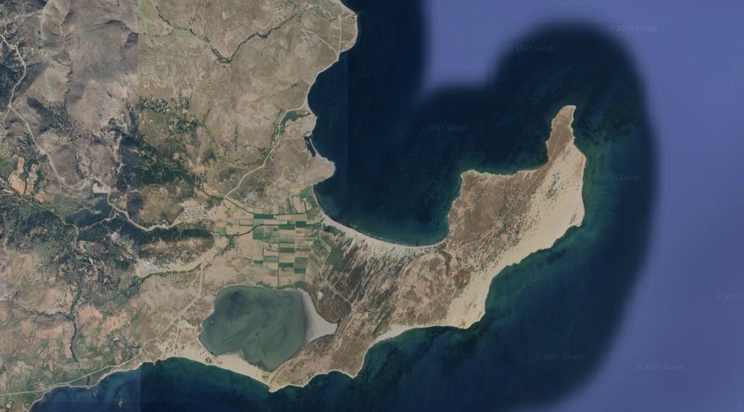 Gokceada Region Map - Kitesurfing and windsurfing spots overview