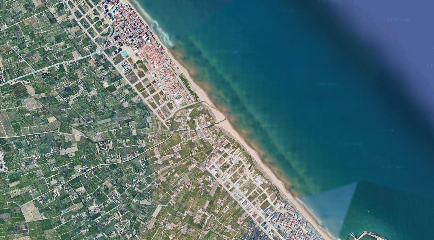 Oliva Region Map - Kitesurfing and windsurfing spots overview